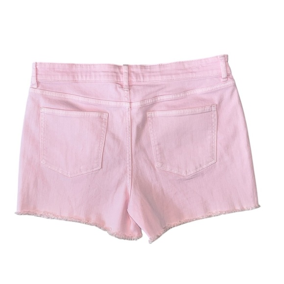 Vineyard Vines Pink Jean Shorts Raw Hem Size 28 - Picture 3 of 7